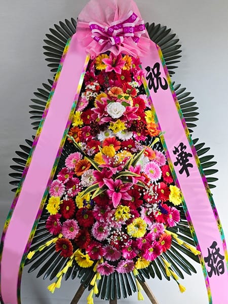 부천MJ컨벤션 가장 인기있는 3단화환 기본형